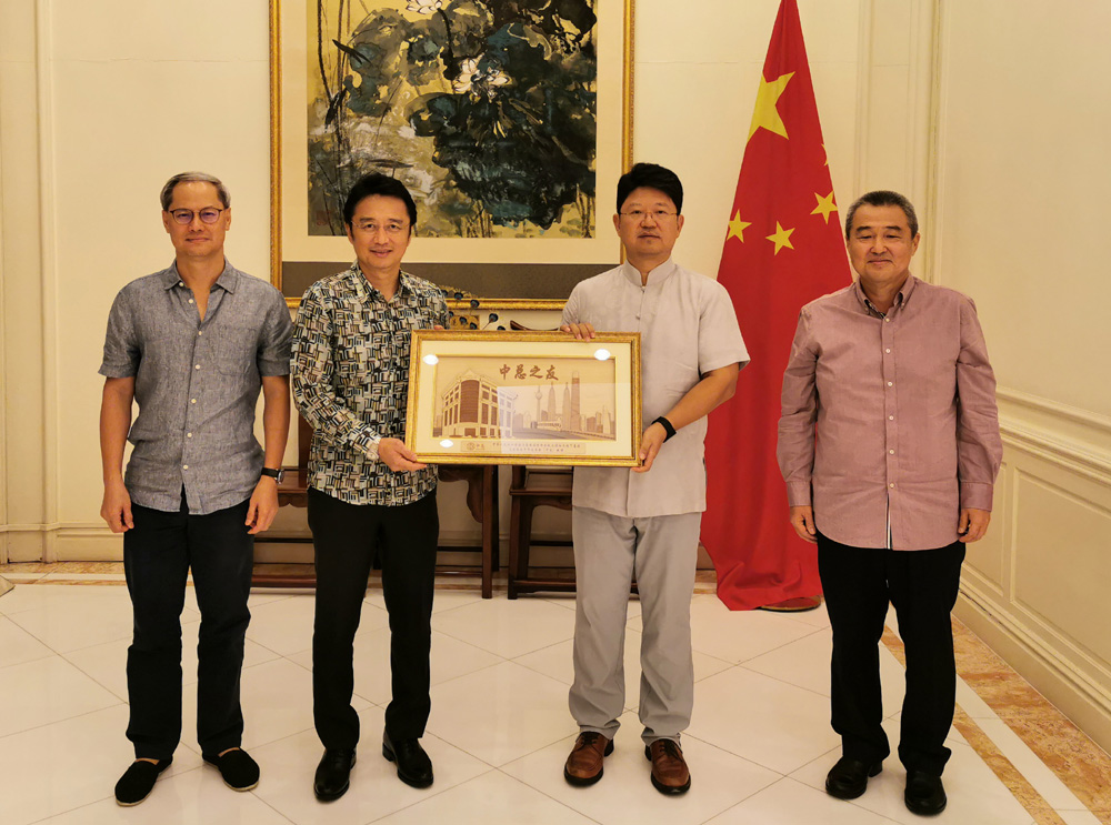 戴良业赞白天促进马中关系